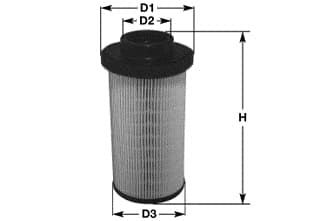 CLEAN FILTERS Palivový filter MG1653 1