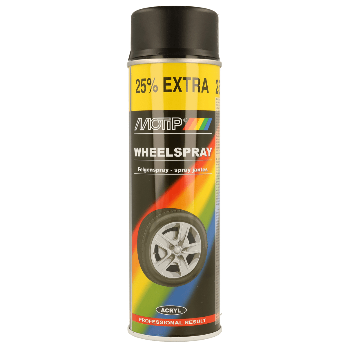 MOTIP Farba na disky ČIerna matná 500ml 04019 1