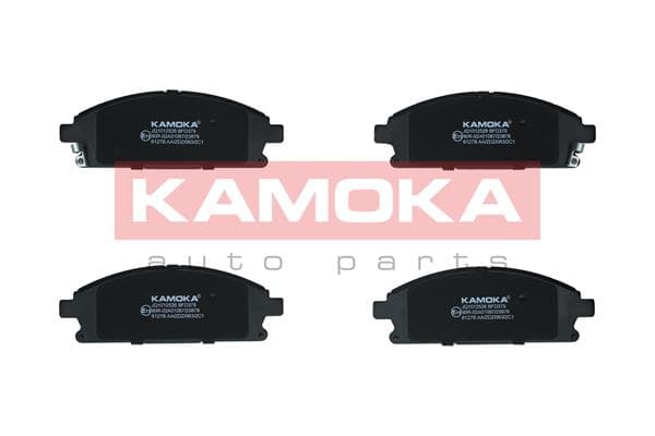 KAMOKA Sada brzdových platničiek kotúčovej brzdy JQ1012526 1