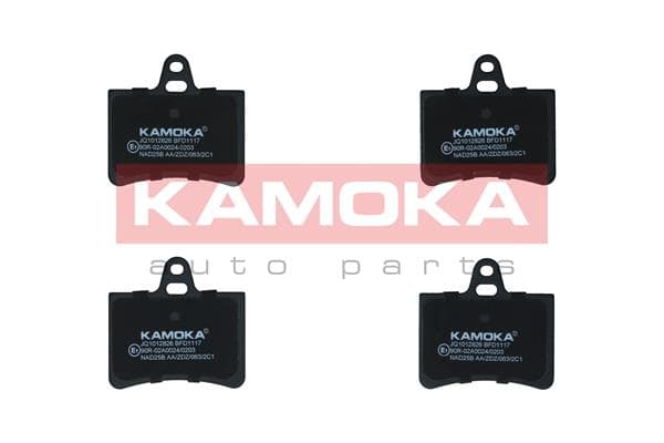 KAMOKA Sada brzdových platničiek kotúčovej brzdy JQ1012826 1