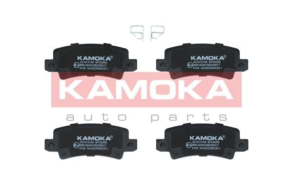 KAMOKA Sada brzdových platničiek kotúčovej brzdy JQ1013148 1