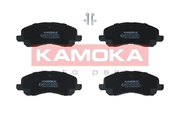 KAMOKA Sada brzdových platničiek kotúčovej brzdy JQ1013242 1