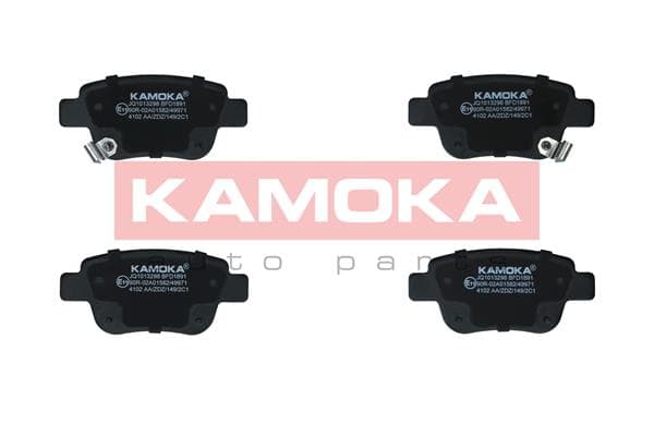 KAMOKA Sada brzdových platničiek kotúčovej brzdy JQ1013298 1