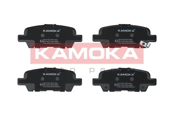 KAMOKA Sada brzdových platničiek kotúčovej brzdy JQ101332 1
