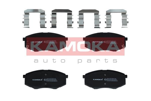 KAMOKA Sada brzdových platničiek kotúčovej brzdy JQ101333 1