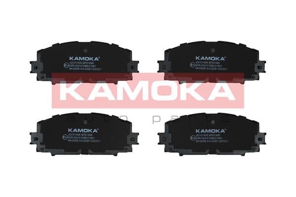 KAMOKA Sada brzdových platničiek kotúčovej brzdy JQ101406 1