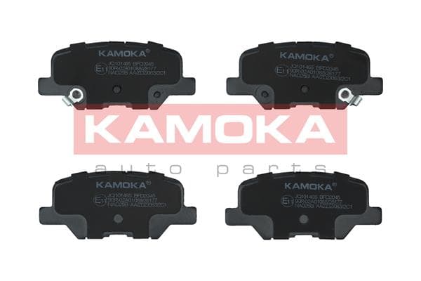 KAMOKA Sada brzdových platničiek kotúčovej brzdy JQ101465 1