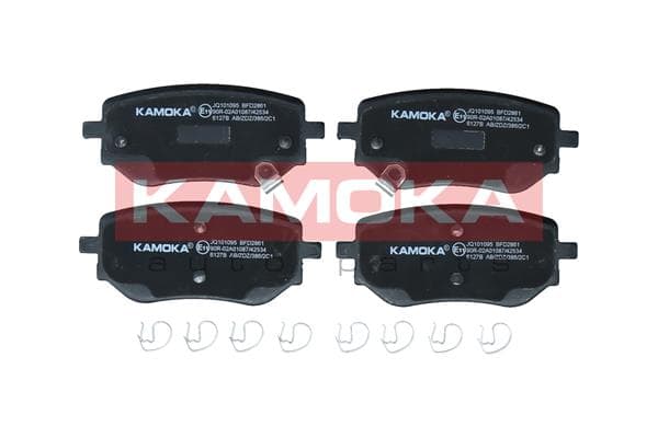 KAMOKA Sada brzdových platničiek kotúčovej brzdy JQ101095 1