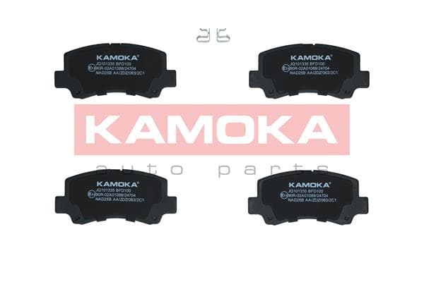 KAMOKA Sada brzdových platničiek kotúčovej brzdy JQ101335 1
