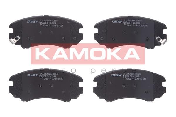 KAMOKA Sada brzdových platničiek kotúčovej brzdy JQ1013466 1