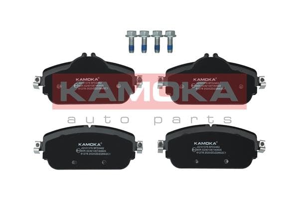 KAMOKA Sada brzdových platničiek kotúčovej brzdy JQ101376 1