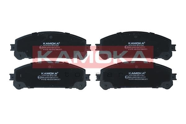 KAMOKA Sada brzdových platničiek kotúčovej brzdy JQ101525 1