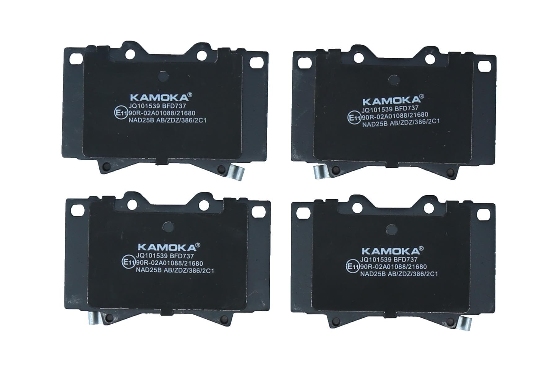KAMOKA Sada brzdových platničiek kotúčovej brzdy JQ101539 1