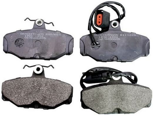 DENCKERMANN Sada brzdových platničiek kotúčovej brzdy B110224 1