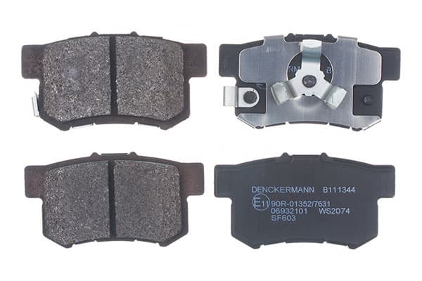 DENCKERMANN Sada brzdových platničiek kotúčovej brzdy B111344 1