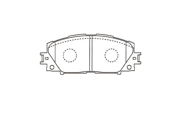 KAVO PARTS Sada brzdových platničiek kotúčovej brzdy KBP-9140 1