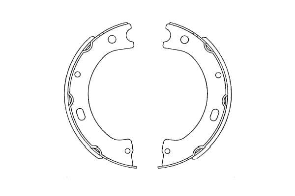 KAVO PARTS Sada brzdových čeľustí KBS-7420 1