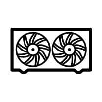 NRF Ventilátor chladenia motora 470052 1