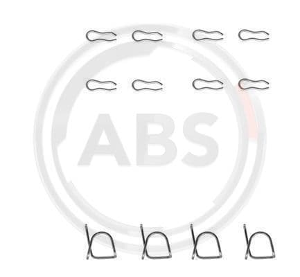 A.B.S. Sada prísluženstva obloženia kotúčovej brzdy 0939Q 1