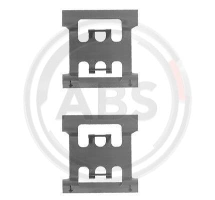 A.B.S. Sada prísluženstva obloženia kotúčovej brzdy 1083Q 1