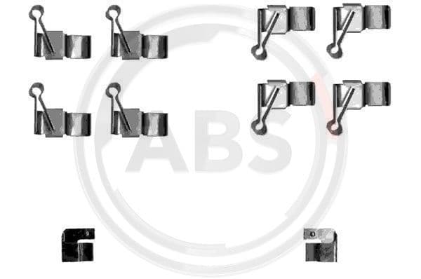A.B.S. Sada prísluženstva obloženia kotúčovej brzdy 1238Q 1