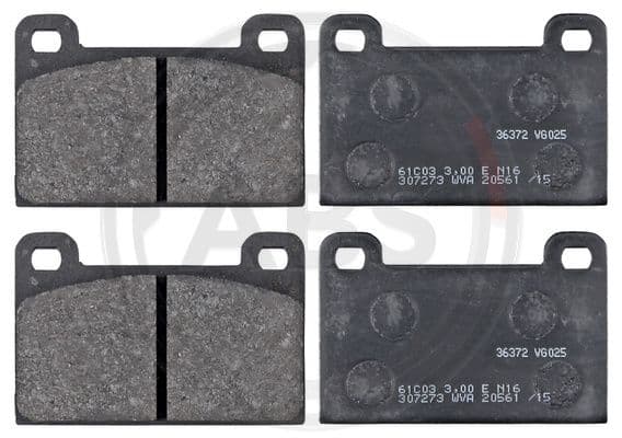 A.B.S. Sada brzdových platničiek kotúčovej brzdy 36372 1