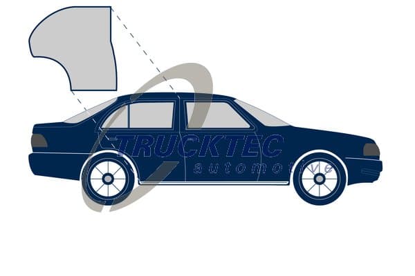 TRUCKTEC AUTOMOTIVE Tesnenie dverí 0253030 1