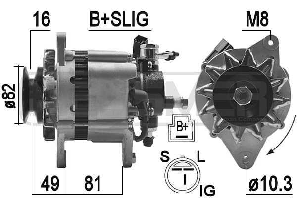 ERA Alternátor 209481A 1
