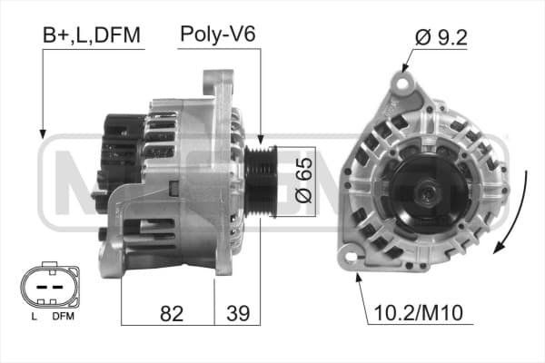 ERA Alternátor 210076A 1