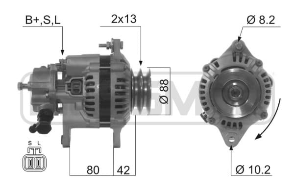 ERA Alternátor 210596A 1