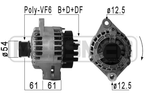 ERA Alternátor 210892A 1