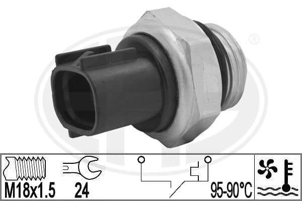 ERA Teplotný spínač ventilátora chladenia 330957 1