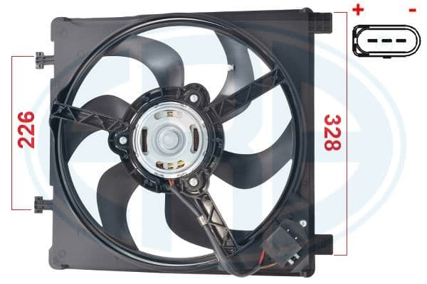 ERA Ventilátor chladenia motora 352123 1
