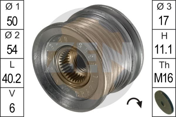 ERA Voľnobežka alternátora ZN5395 1
