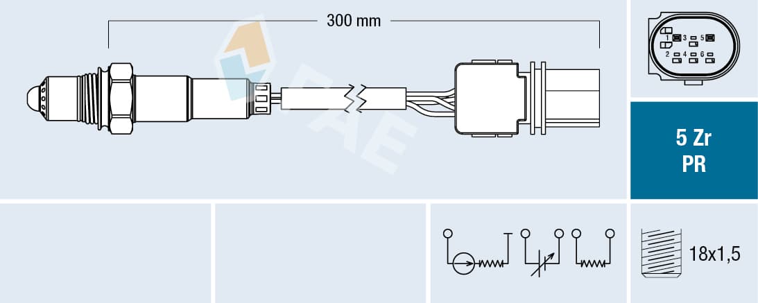 FAE Lambda sonda 75059 1