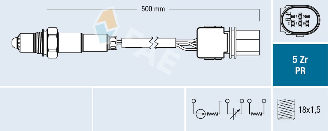 FAE Lambda sonda 75110 1