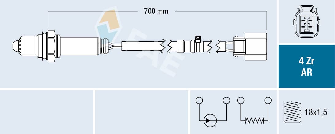FAE Lambda sonda 75609 1