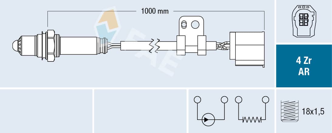 FAE Lambda sonda 75612 1