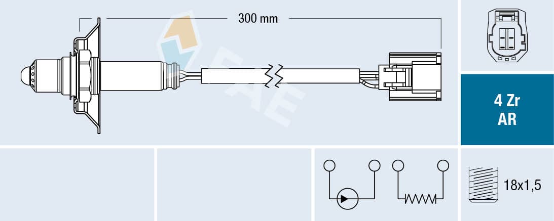 FAE Lambda sonda 75624 1