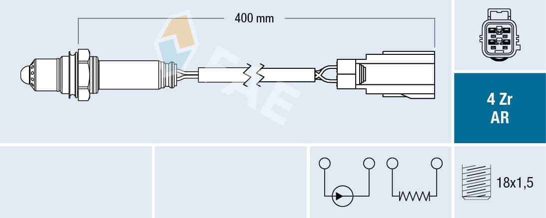 FAE Lambda sonda 75630 1