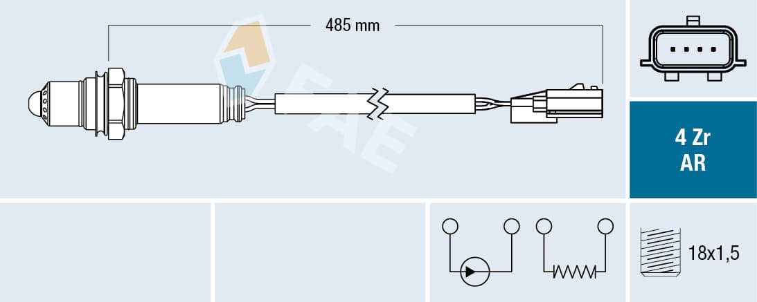FAE Lambda sonda 75634 1