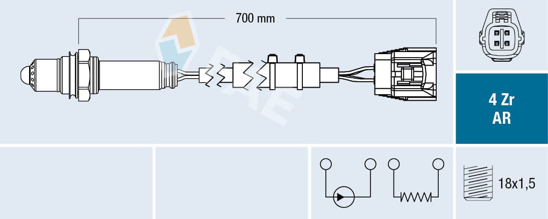 FAE Lambda sonda 75652 1