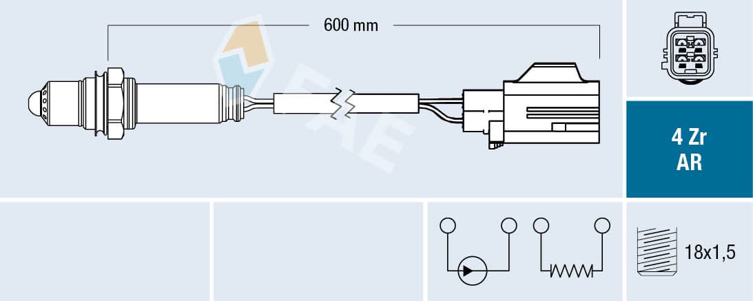 FAE Lambda sonda 75660 1