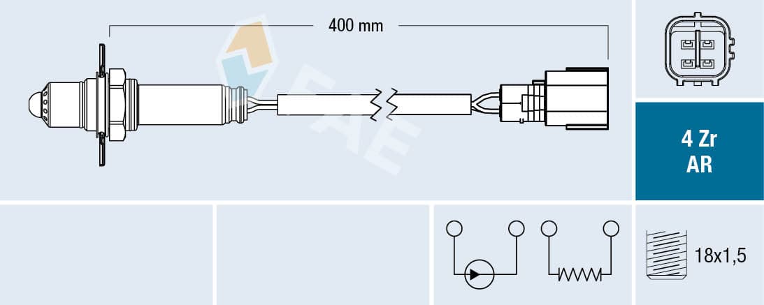 FAE Lambda sonda 75662 1