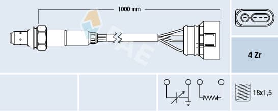 FAE Lambda sonda 77137 1