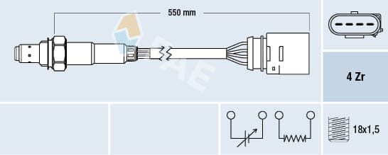FAE Lambda sonda 77150 1