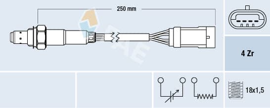 FAE Lambda sonda 77151 1
