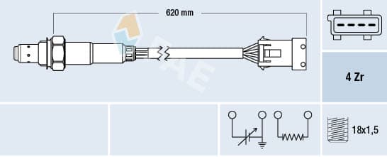 FAE Lambda sonda 77166 1