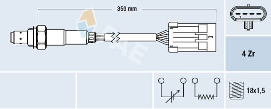 FAE Lambda sonda 77195 1