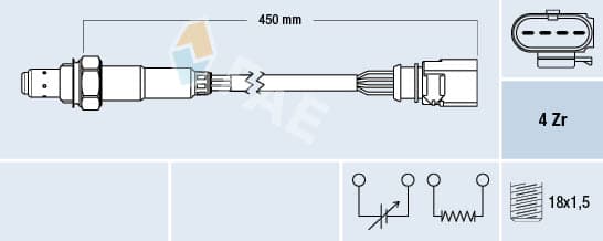 FAE Lambda sonda 77198 1